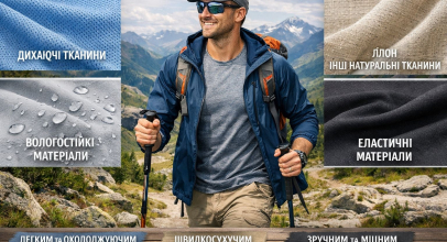 Які тканини не парять і підходять для активного чоловіка