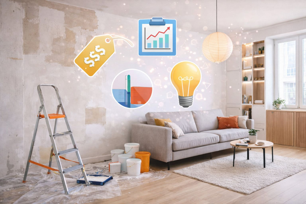 Ремонт квартири 2026 року, які тренди, ціни